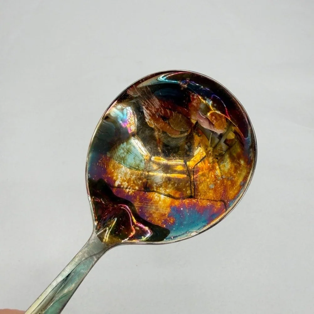 International Silver Company Silverplated Gravy Ladle Vintage Serving Spoon 7